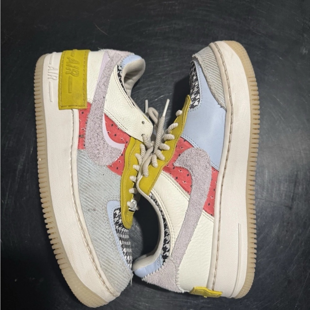 Nike Air Force One Shadow Patchwork Size 8 #S114 - image 4